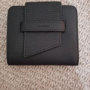 All Saints black wallet